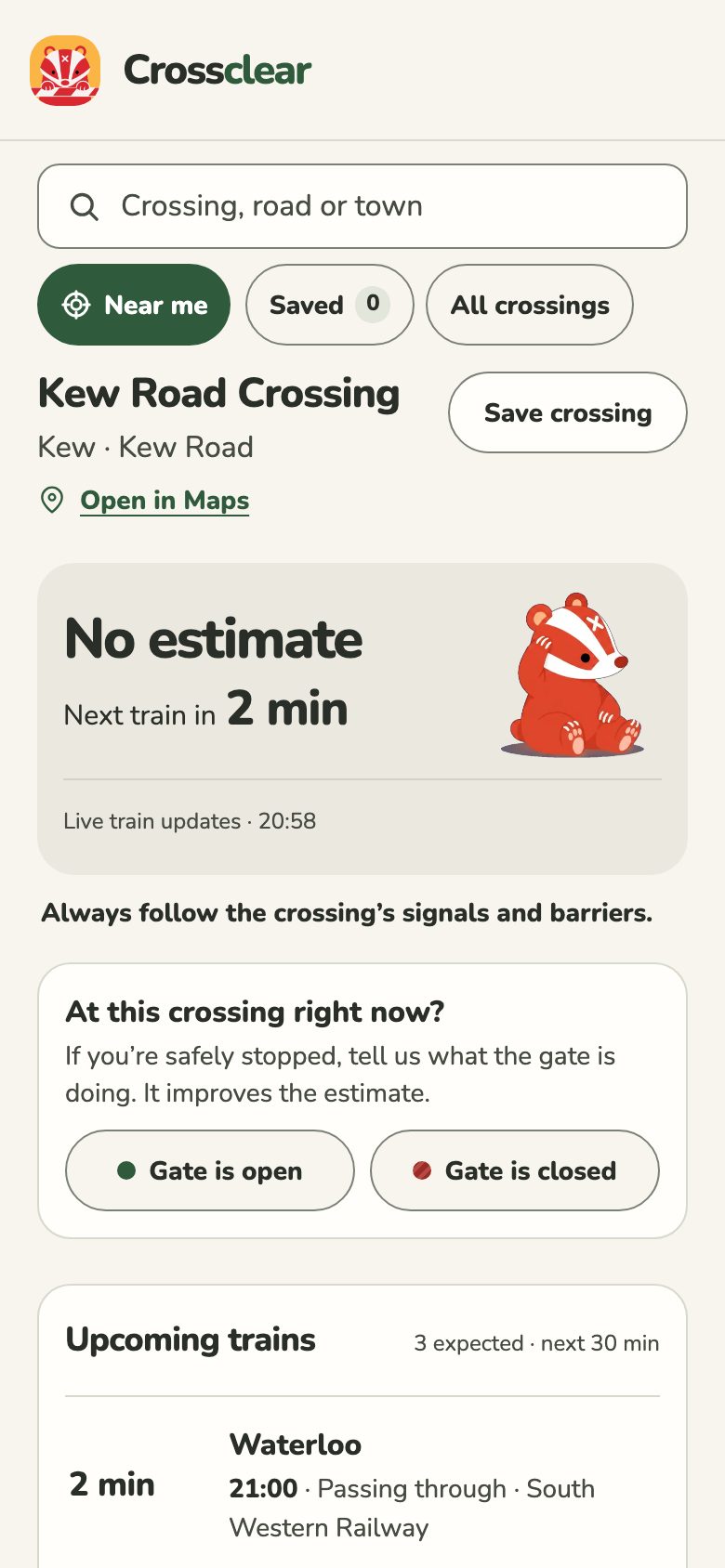 No estimate.